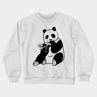 Stick figure panda Crewneck Sweatshirt